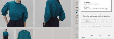 Image showing the clothing size chart